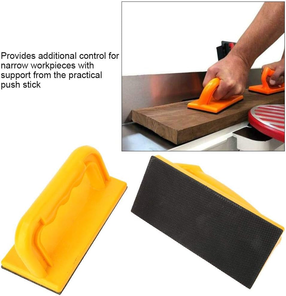 Wood Push Stick 2-Pack, Safety Push Block for Hand Saw Cutting, Oblique Straight Woodworking Tool for DIY Projects & Professional Woodworkers