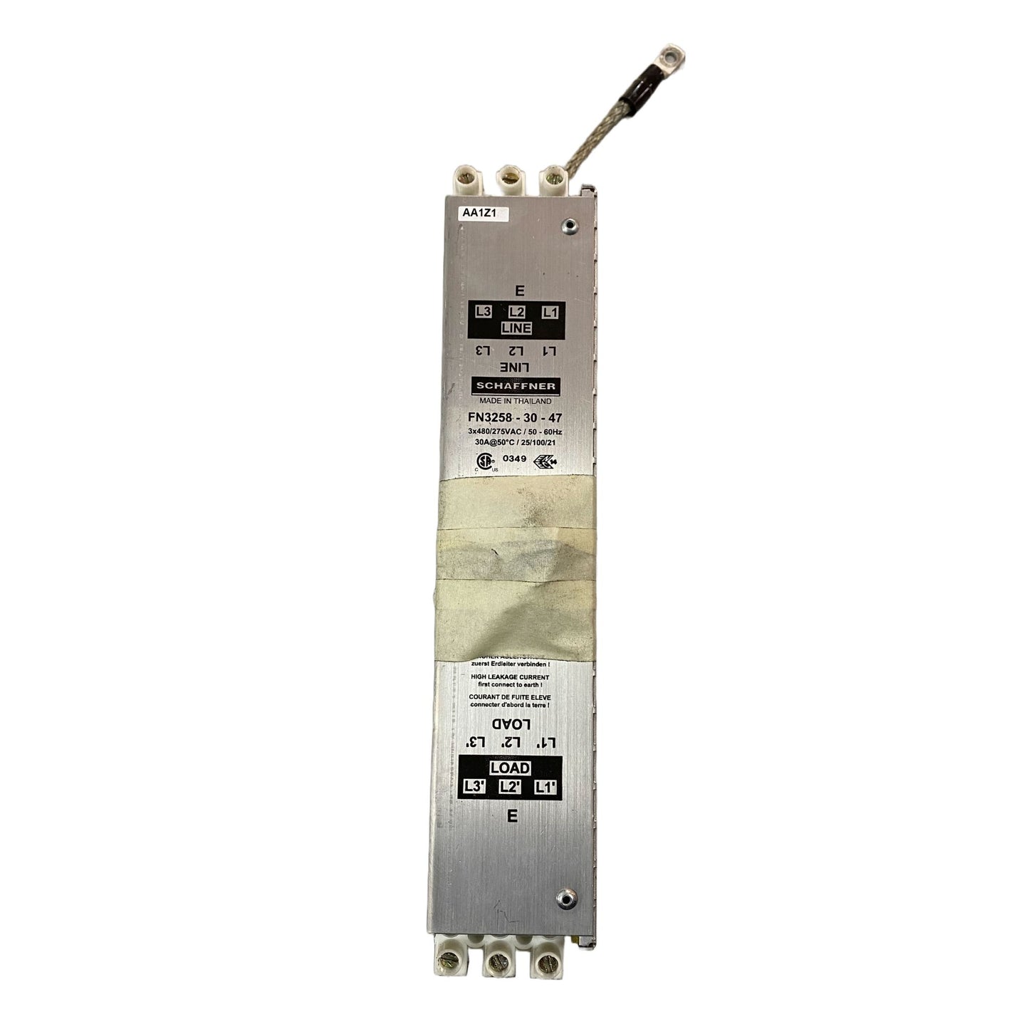Schaffner FN3258-30-47 Power Line Filter | Definitive Machine Services